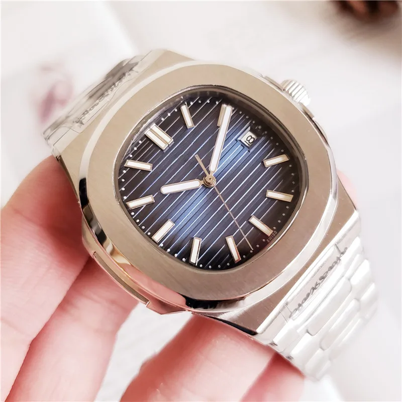 

Top Quality Luxury Watch Mens Watch Blue Dial Automatic Mechanical Stainless Steel T Men Watches Male Wristwatch AAA