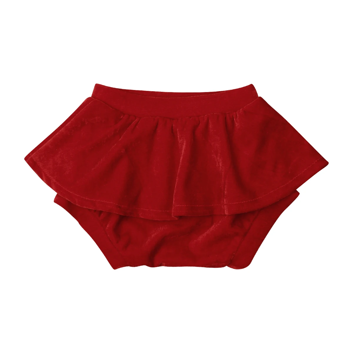 Шорты-шаровары для новорожденных и маленьких девочек, штаны, трусики-шаровары - Цвет: Красный