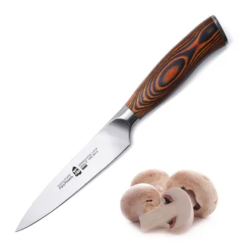 

TUO 5" Utility Knife German Steel 1.4116 Pakkawood Handle Stainless Sharp Kitchen Chef Blade Cutting Slicing Fruits cleaver