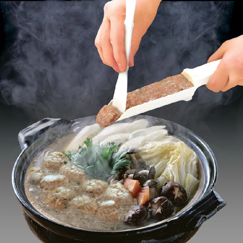 

Plastic Meatball Maker Fish Beef Meat Ball Maker Meatball Mold Tools DIY Convenient Home Made Kitchen Accessories Food-Grade
