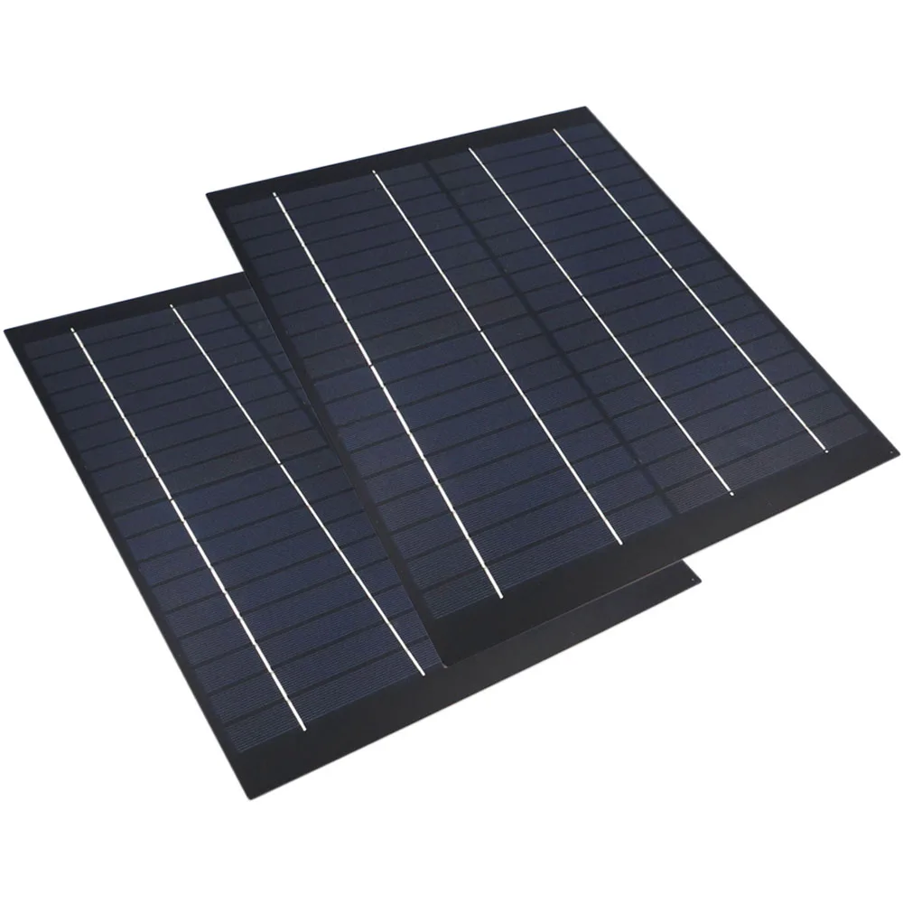 

2pcs x Solar Panel 18V 20W 20 Watt 1.1A Mini PET polycrystalline PV module cell charge for 12V battery Charger 20 watts W Watt