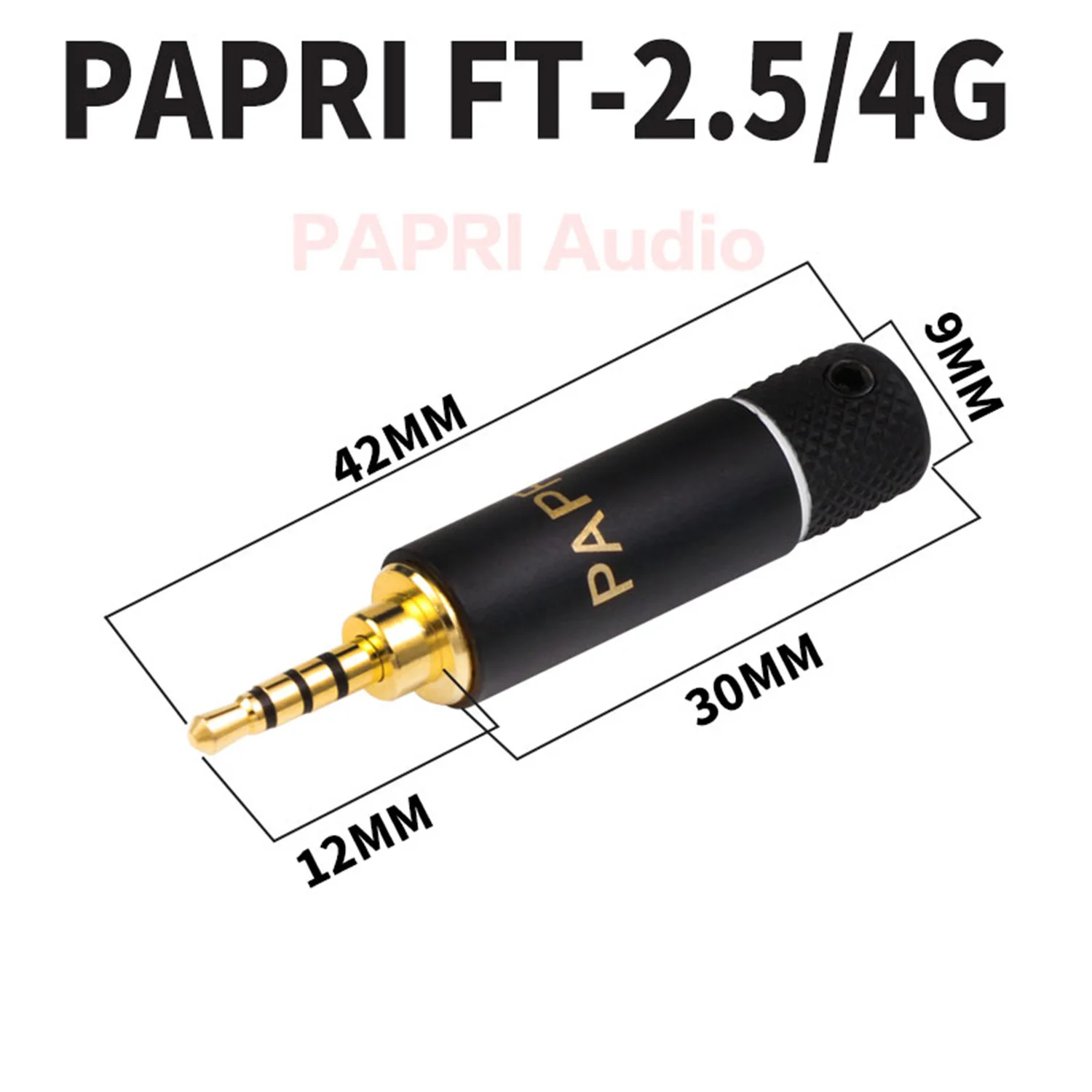 PAPRI DIY 2,5 мм/3,5 мм/4,4 мм вилки HiFi ремонт наушников аудио HiFi чистый латунный Позолоченный разъем для наушников
