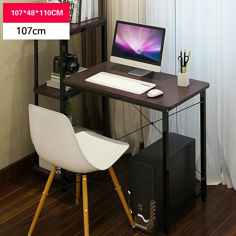 Multifunction بسيط مكتب مع خزانة مكتب الكمبيوتر المكتبي المنزل الأطفال الكتابة مكتب التعلم