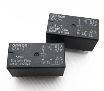 

Original relay G5V 8feet / 2-2-5 VDC / 4078a / 5 v/two open and shut 5PCS