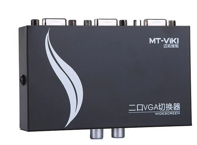 Двухпортовый монитор VGA проектор с общим доступом 2 шт. на 1 переключатель