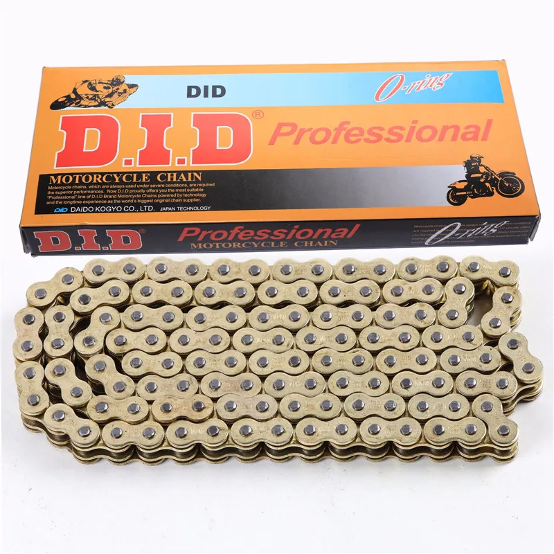 

520 Pitch 120 Link Motorcycle Chain Gold Heavy Duty Ring Drive Chains For MX Dirt Pit Bikes BMW Honda Yamaha Suzuki Kawasaki