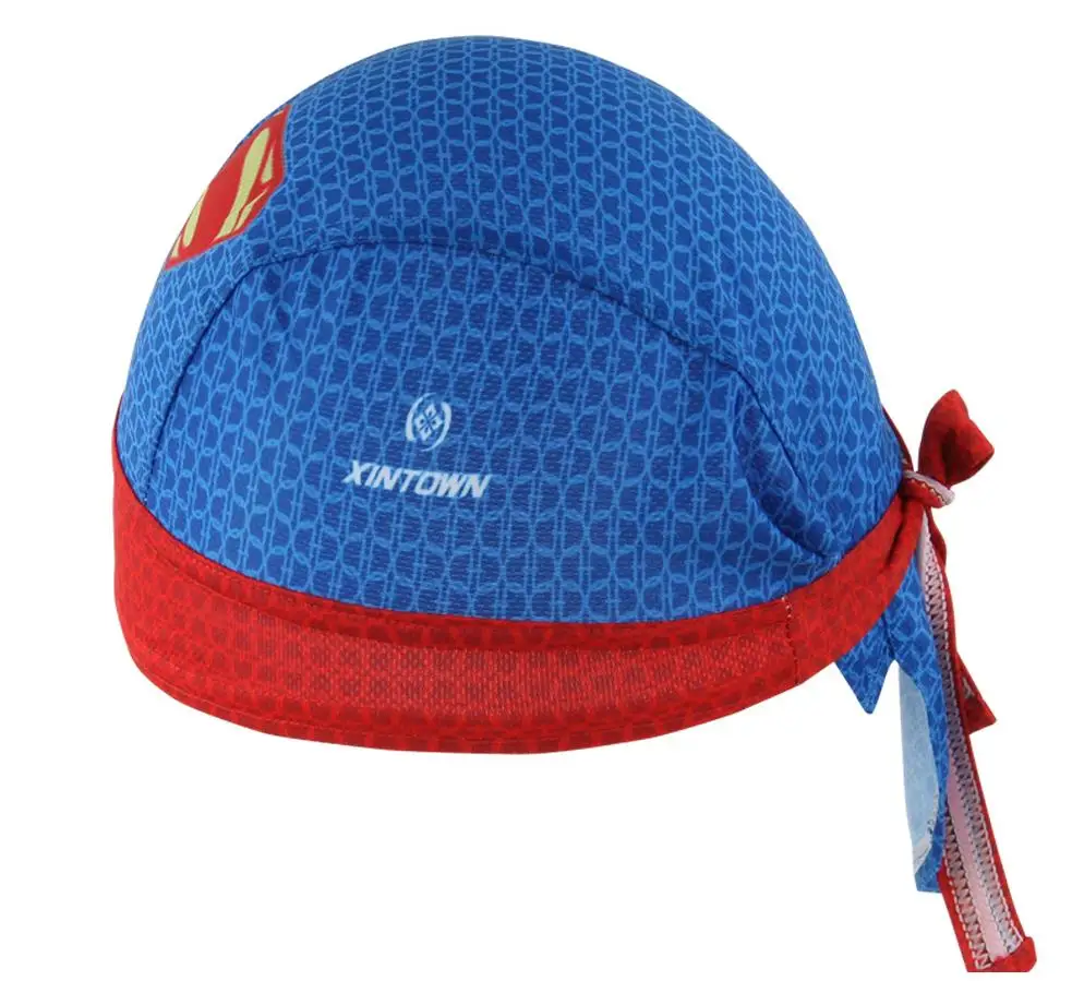 

Super Hero/Superman/Iron Man hat Headbands Scarf 2018 Summer Breathable Men Women Bandana Scarf bike cap Bicycle Scarf hat
