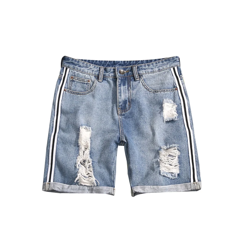 Новые летние джинсовые шорты больших размеров мужские джинсовые шорты с дырками для мужчин большие размеры мужские модные шорты 5xl