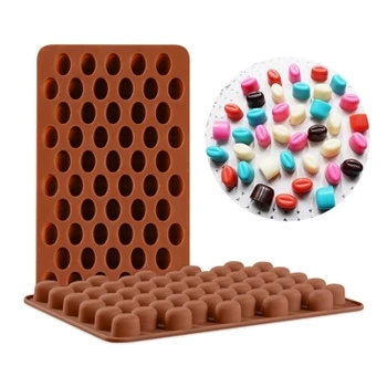 

DIY Silicone Chocolate Mold Coffee Beans Shaped Jelly Ice Candy Fondant Sugar Tool Cooking Tools Drop Shipping