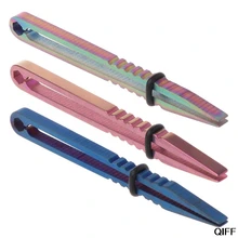 Титановый Пинцет TC4 Ti EDC зубчатый зажим для захвата зажима карман для гаджетов дорожный зажим мини инструмент для походов на открытом воздухе 3 июля