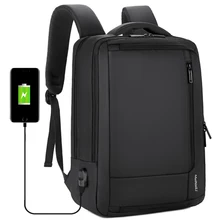 Bolsa de viaje de negocios resistente al agua con carga USB, mochila multifunción antirrobo para ordenador portátil de 14 y 15,6 pulgadas, mochilas escolares para niños