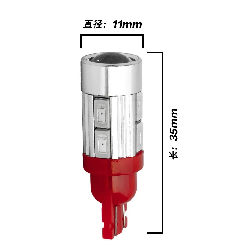 T10 194 192 921 супер яркий 10 SMD 5630 5730 светодиодный авто парковочная светильник W5W WY5W 501 автомобильная лампа для чтения Клин хвост боковые лампы DC12V