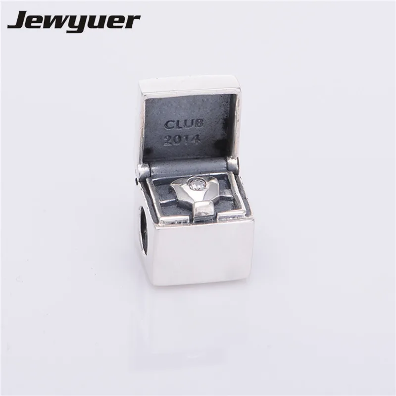 Jewelry box Charms Fit brand bracelet DIY assessories 925 Sterling Silver Jewelry charm beads fine jewelry wholesale MN0710 Jewelry box Charms Fit brand bracelet DIY assessories 925 Sterling Silver Jewelry charm beads fine jewelry wholesale MN0710