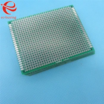

10pcs Double Side Copper Prototype PCB Tinned Universal Board Experimental Development Plate 7x9cm 70x90mm