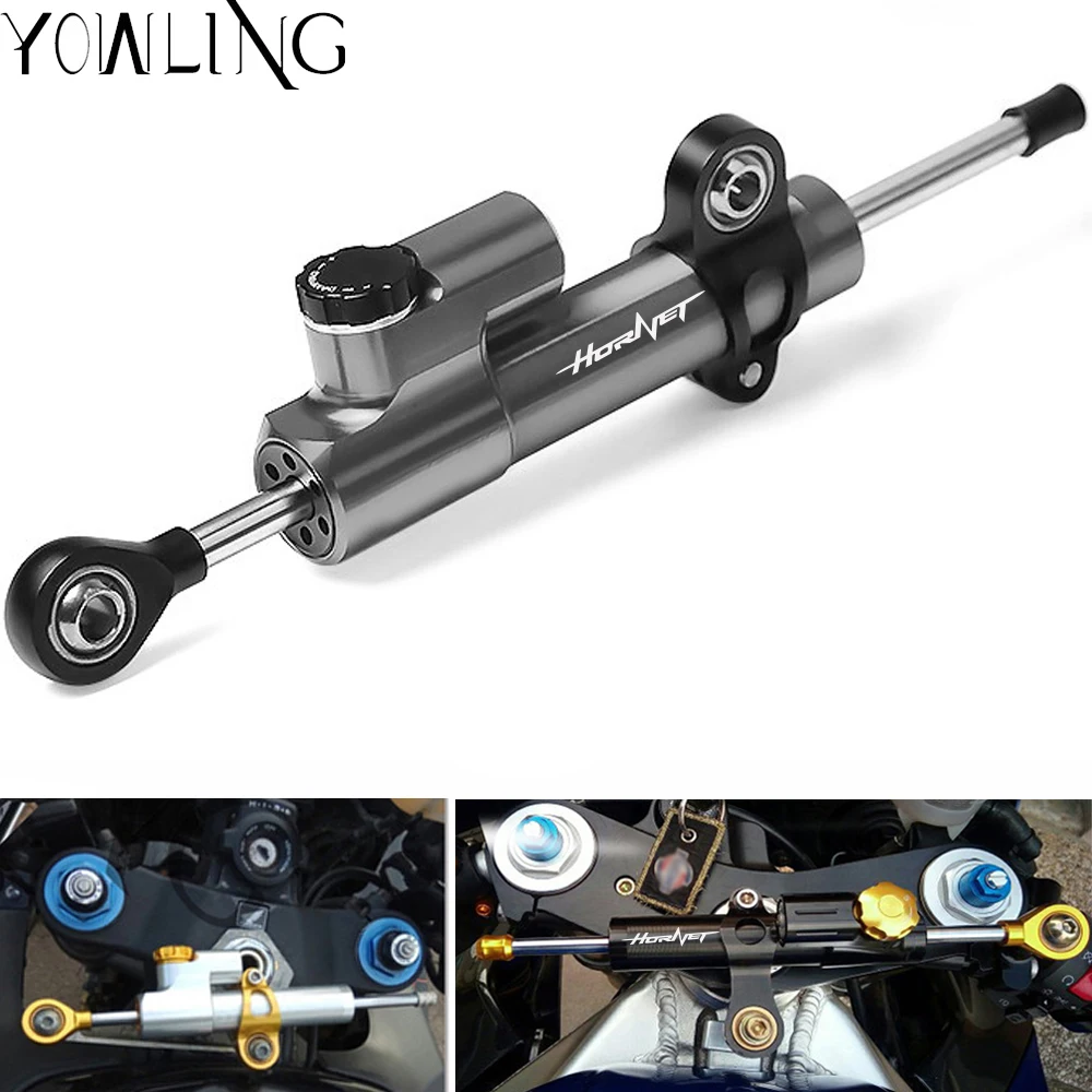 

For HONDA CB600F CB 600F CB919 cb900f HORNET 250 2001-2016 Motorcycle Damper Steering StabilizerLinear Reversed Safety Control