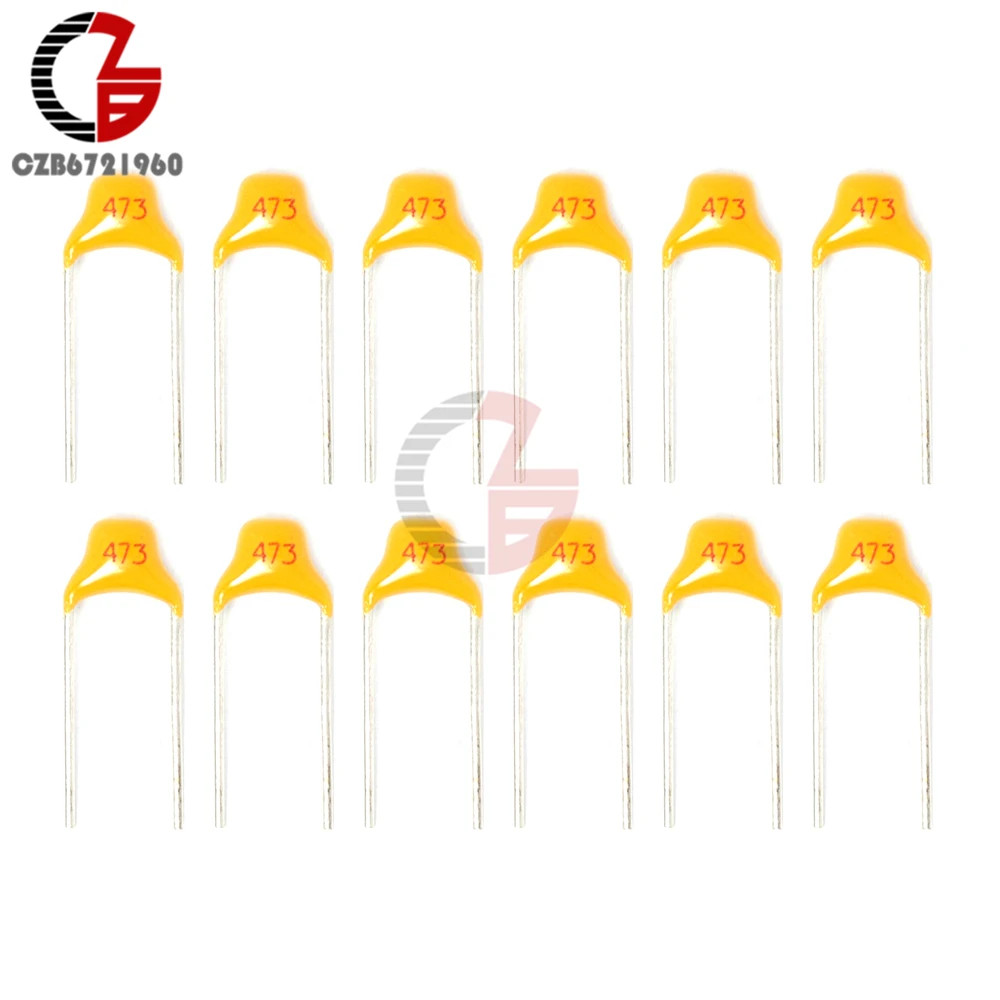 100Pcs NEW 47nF 473 50V Monolithic Ceramic Chip Capacitorin Capacitance Meters from Tools on