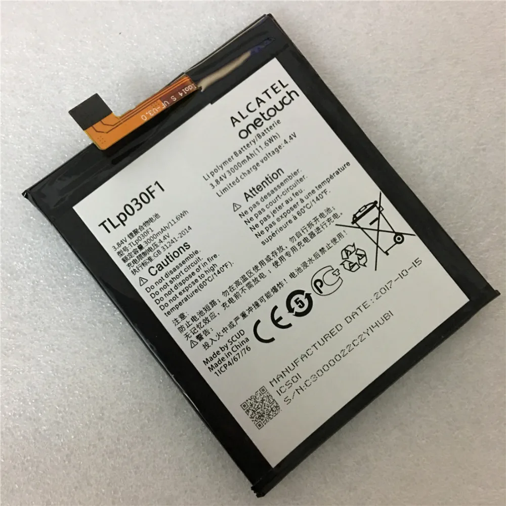 TLP030F1 TLP030F2 3000 мА/ч, Батарея для Alcatel One Touch Idol 4S OT-6070 OT-6070K OT-6070O OT-6070Y мобильного телефона