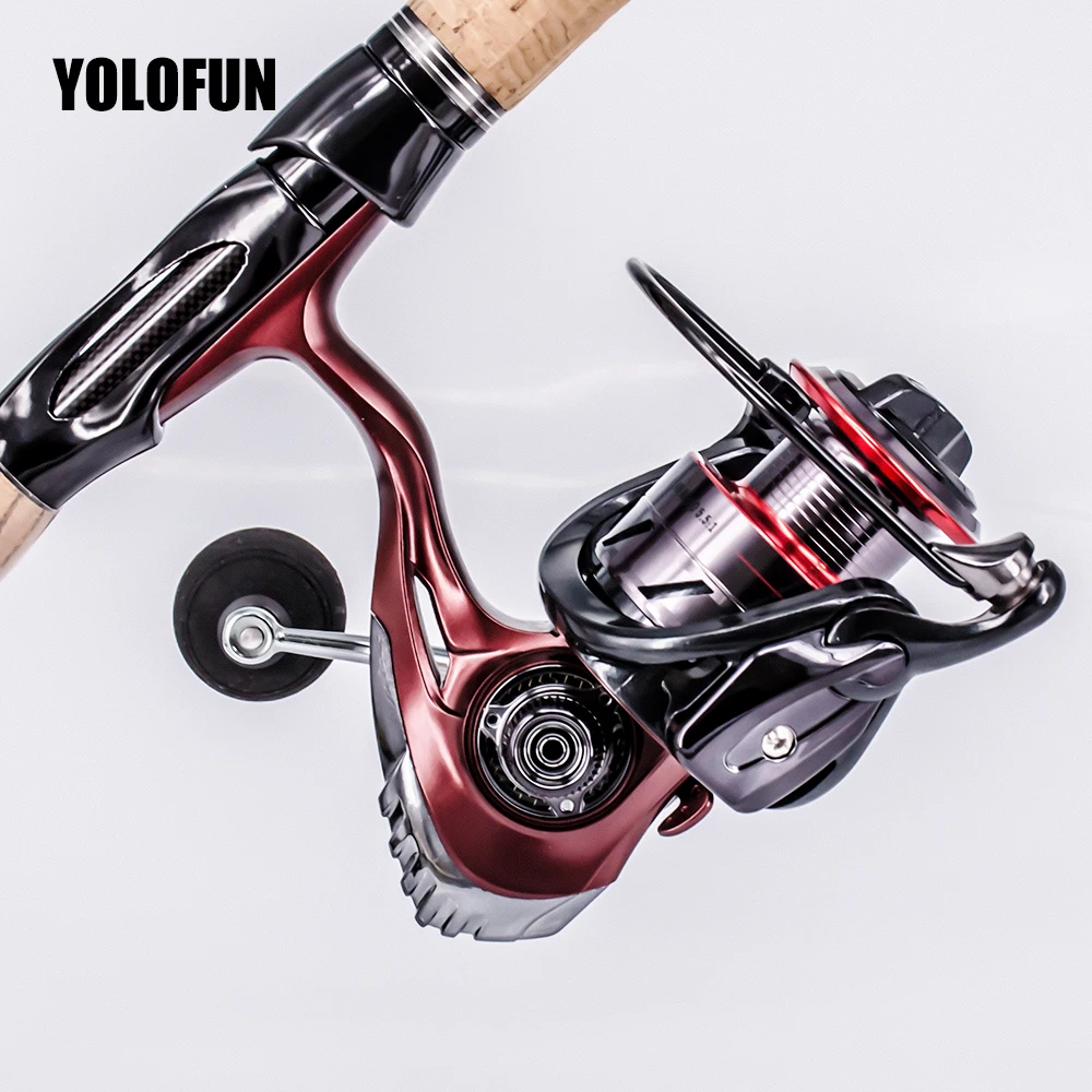 

5.5:1 Spinning Fishing Reel 13+1 Bearings CNC Spool Carretilha Sea Carp Fish Multiplier Outdoor Camping Jigging Spining Reel