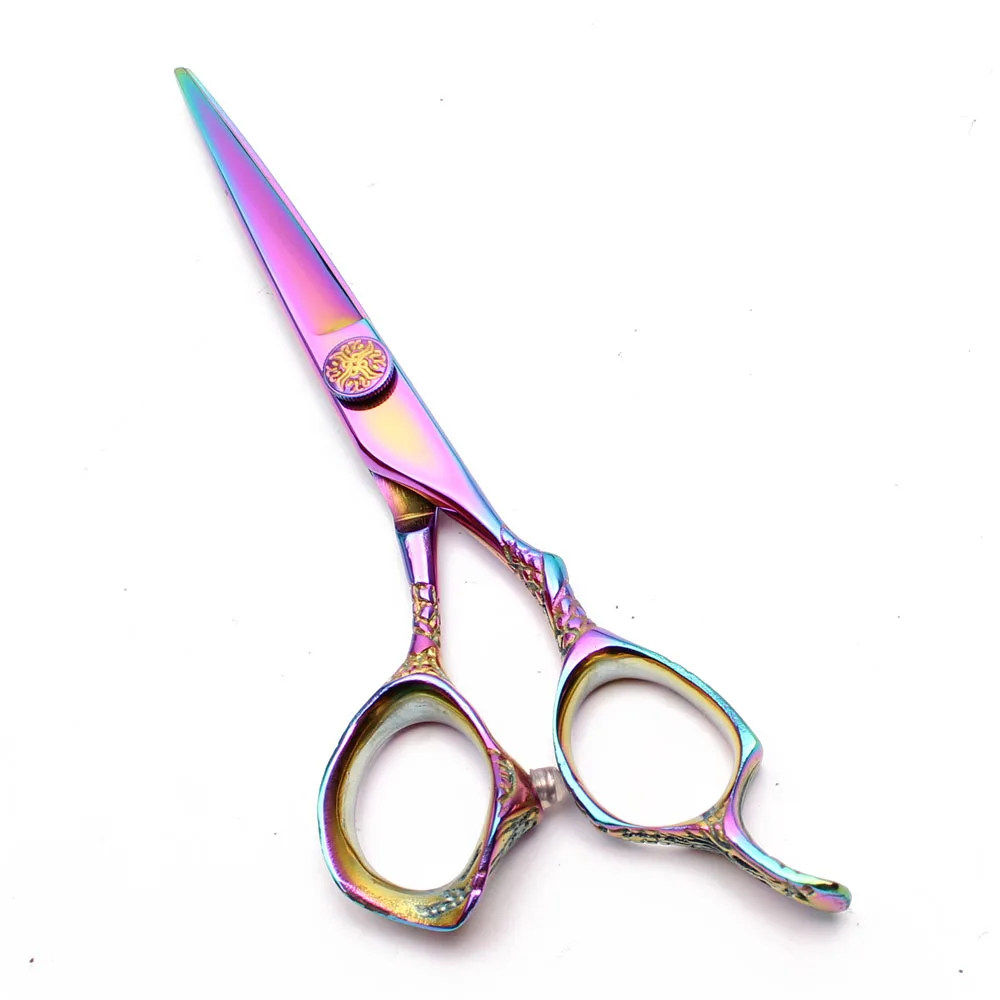 

5.5" 16cm 440C Customized Logo Hairdresser's Set Thinning Scissors Cutting Shears Dragon Handle Professional Hair Scissors C9001