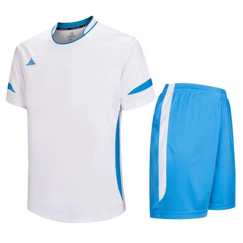 Новые детские футболки для футбола, спортивные костюмы для футбола, дышащие быстросохнущие детские футболки для мальчиков - Цвет: White