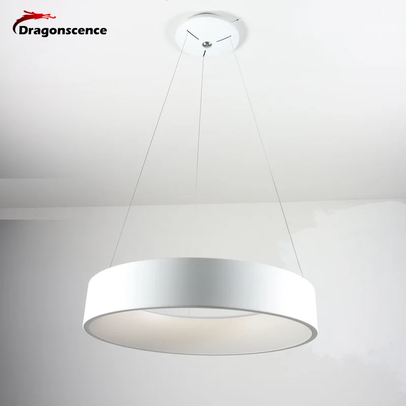  Round Aluminum Modern led Pendant light for living room bedroom dining office Pendant lamp lamparas - 32857429388