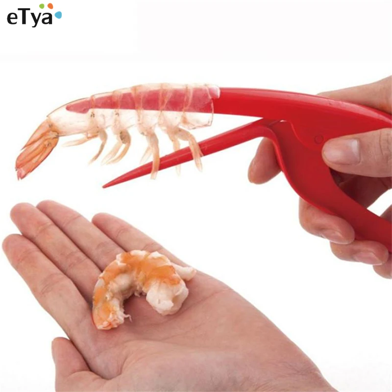 

1pc 3 Steps Quick Shrimp Peelers Peel Prawn Shell Seafood Tools Resturant House Kitchen Easy Use