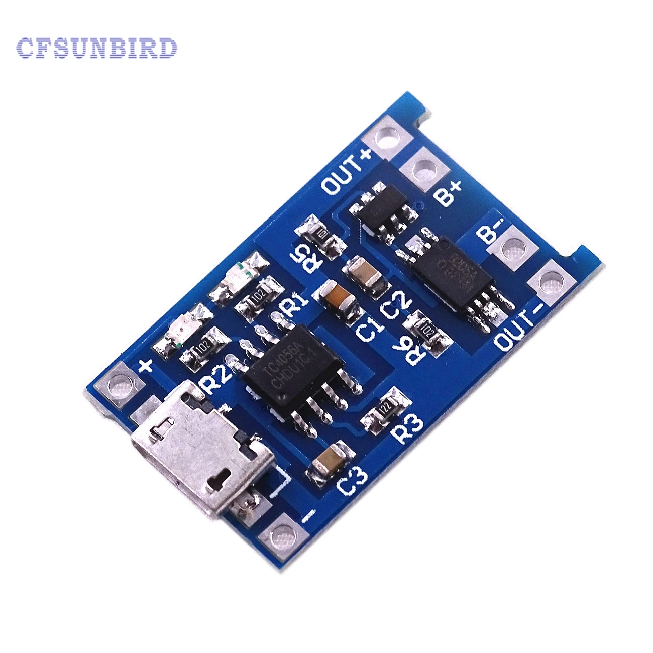 

1000pcs Micro USB 5V 1A 18650 TP4056 Lithium Battery Charger Module Charging Board With Protection Dual Functions