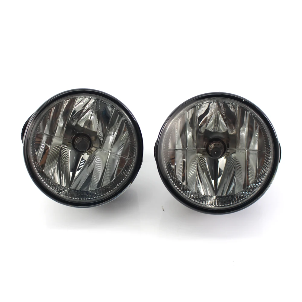 

2x For 07-14 Ford Expedition 08 Ranger Gray Bumper Fog Light Lamps Set W/ Switch
