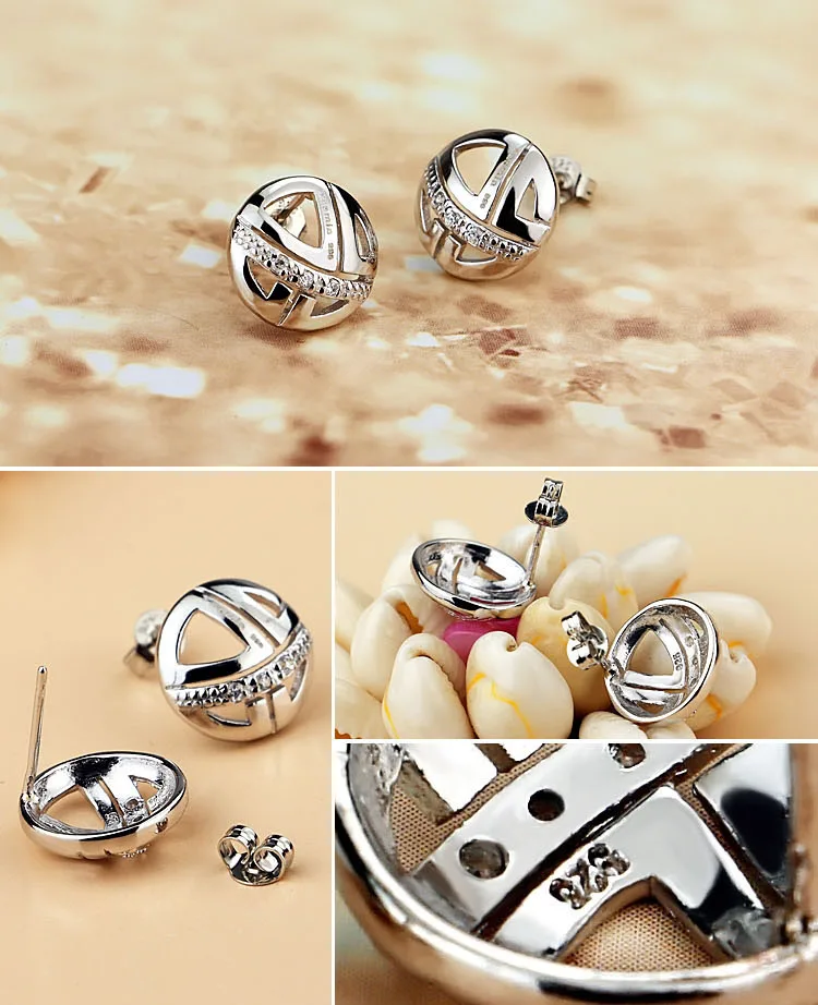 Оптовая продажа серебряные украшения модные женские серьги из серебра 925 пробы
