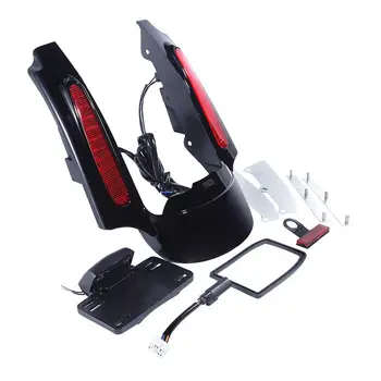 

Motorcycle LED Rear Fender Extension Fascia For Harley Road Glide Custom FLTRX 09-13 12
