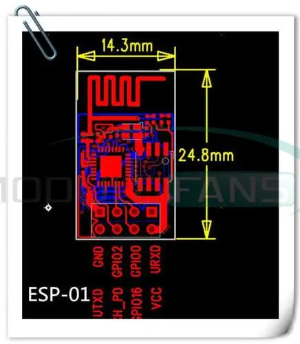 ESP8266 ESP-01 ESP01 ESP 01 серийный Беспроводной WI-FI модуль для Arduino приемопередатчика приемника для Arduino Raspberry Pi 3 модуль