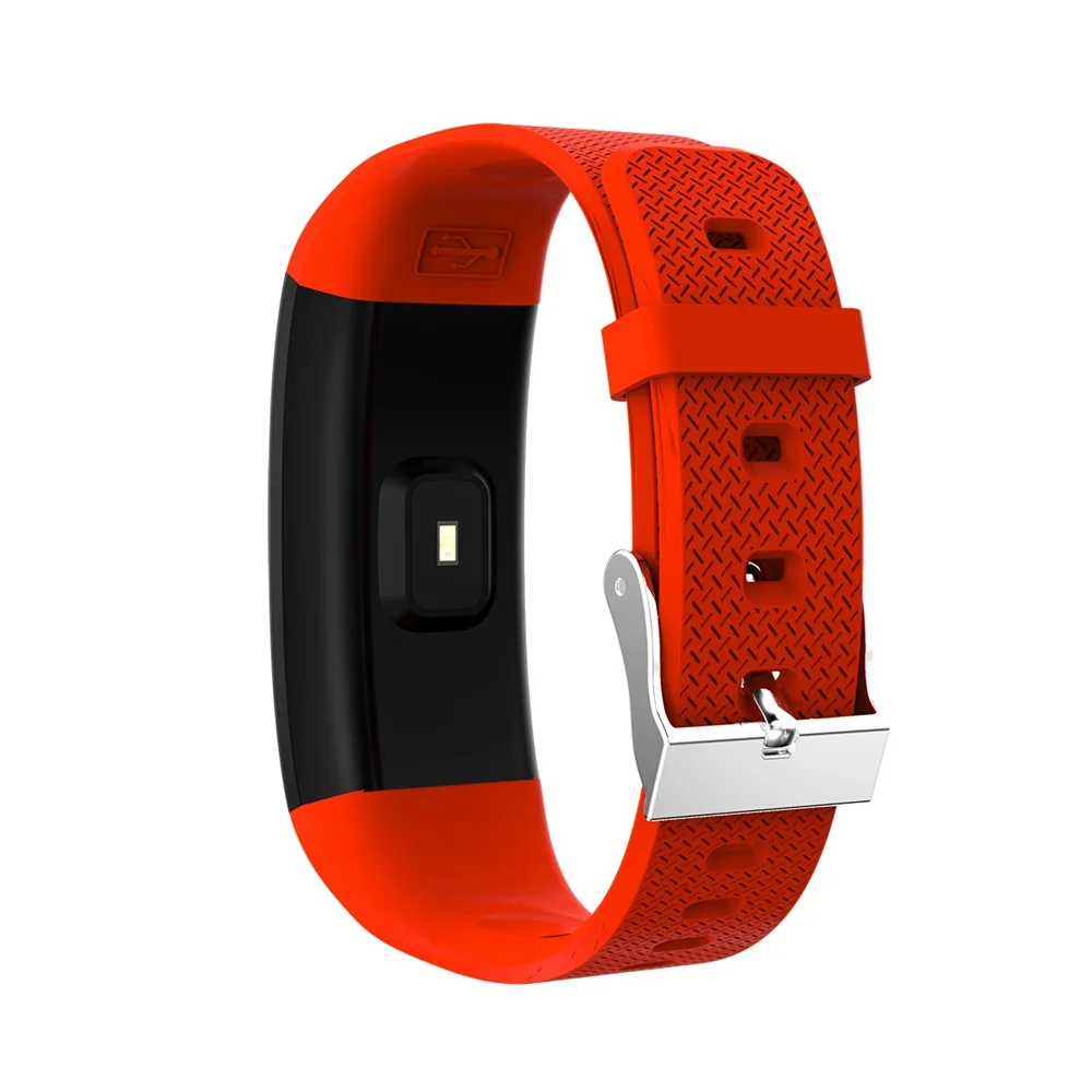 FATMOON QW18 Smart Bracelet 0.96'' Fitness Heart Rate Blood Pressure Tracker Bluetooth 4.0 Waterproof Smart Wristband PK mi 3