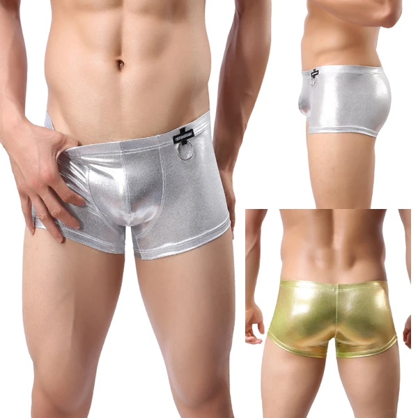 Aliexpress.com : Buy Top Toughness Male Sexy Solid Leather Boxer ...