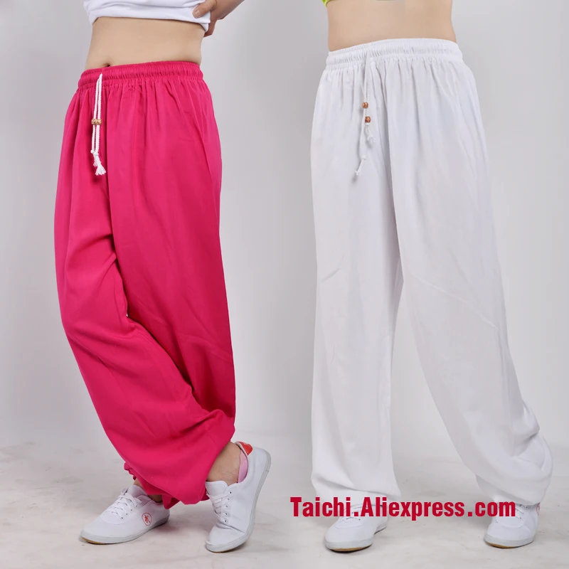 Летние штаны Tai Chi Wushu/Kung Fu/штаны для боевого искусства йоги|martial arts pants|pants martial artskung