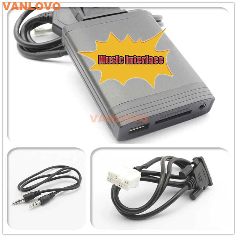 Устройство смены компакт дисков YATOUR USB SD Aux in MP3 музыкальный интерфейс для раций