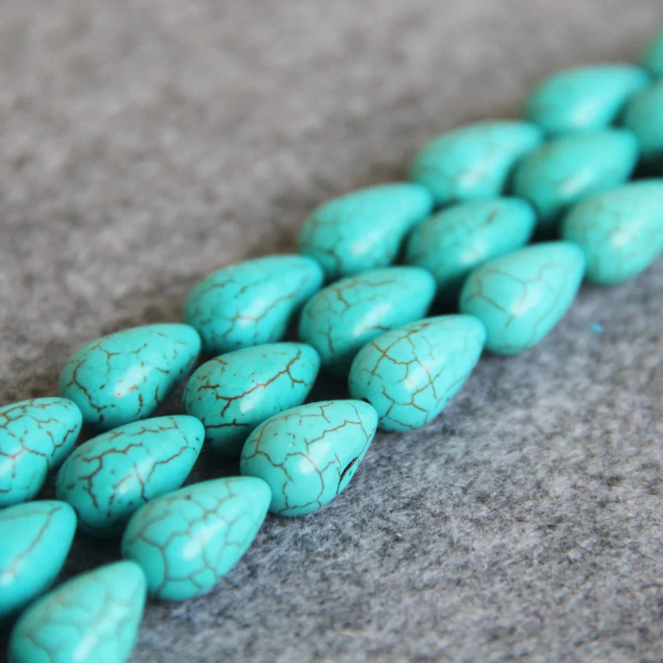 Модные 7*15 мм Подвески натуральная реальная реальность Howlite сделай сам свободный