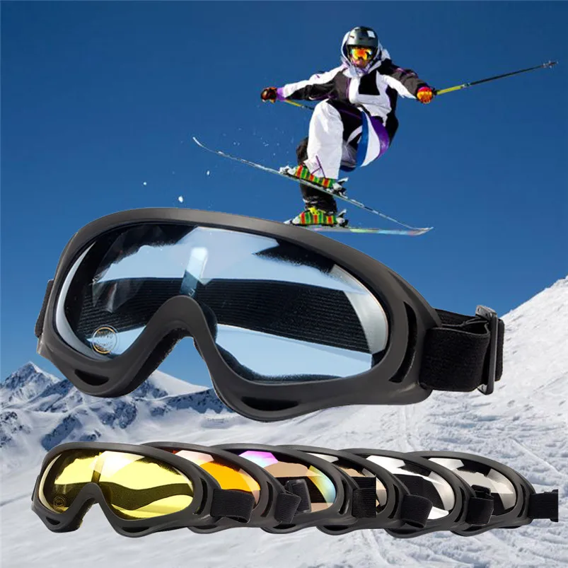 2018 Новый Лыжный спорт велосипедные очки Открытый Спорт Мотоцикл очки Пыле Солнцезащитные очки объектив кадр очки #4S22