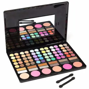 

POPFEEL Eyeshadow Paltte Eye Shadow 78 Color Concealer Contour Lip Gloss Makeup Set Combination Waterproof Cosmetic Set