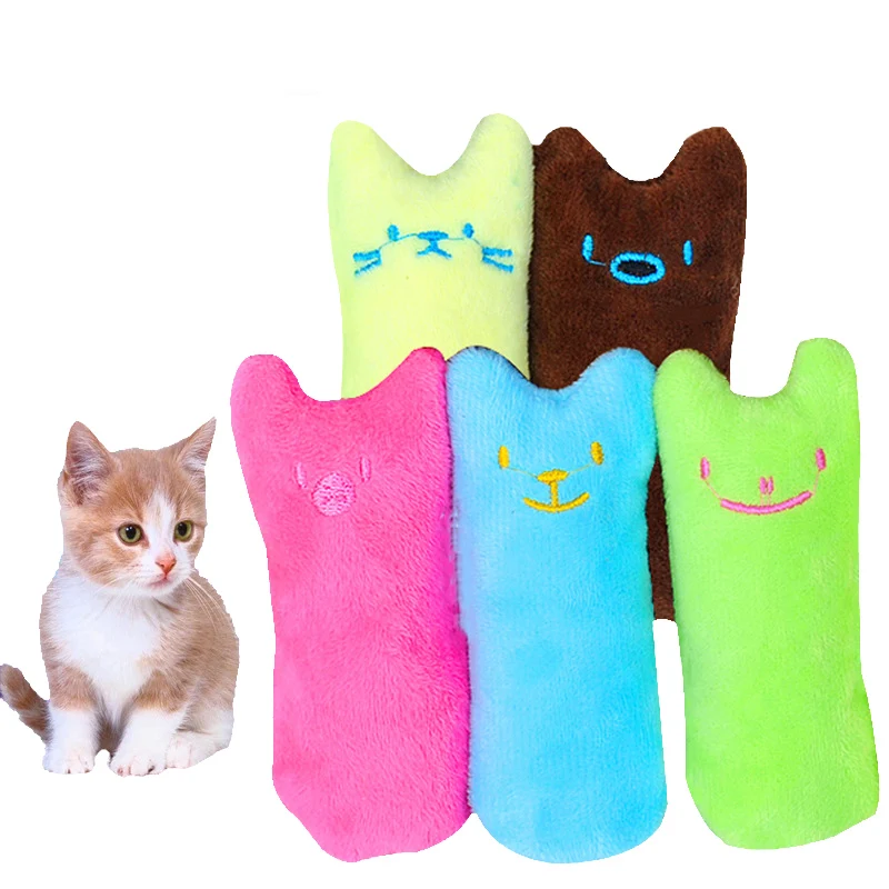 

Cat Toys Interactive Plush Catnip Chew Toys For Cats Teeth Grinding Claws Thumb Bite Mint Interesting Goods Cat Supplies