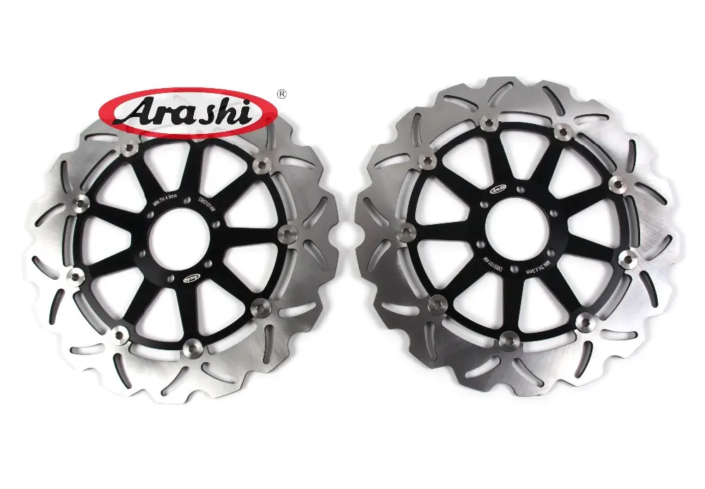 

Arashi 1 Pair For APRILIA TUONO V4 R APRC ABS 1000 2014 CNC Floating Front Brake Disc Brake Rotors TUONO V4 R1000