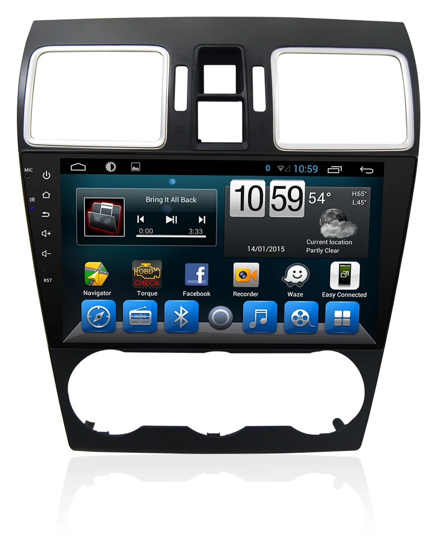 Navirider car dvd player for Subaru XV 2015 2016 octa core android 8.1.