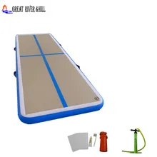 Tumbl Track надувные Гимнастика Air пол для дома 4 м x 1 м x 10 см