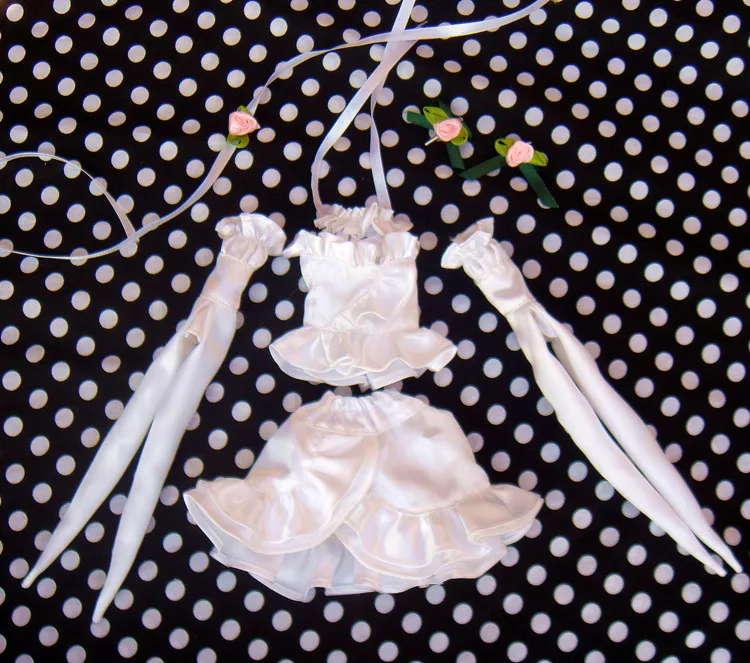 Белые платья для девочек Estartek ручная работа 1/6 Rozen Maiden Rosen Kristall куклы BJD фигурки