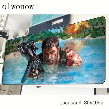 

far cry mousepad 800x400x3mm thick gaming mouse pad gamer mat locked edge game computer desk padmouse keyboard large play mats