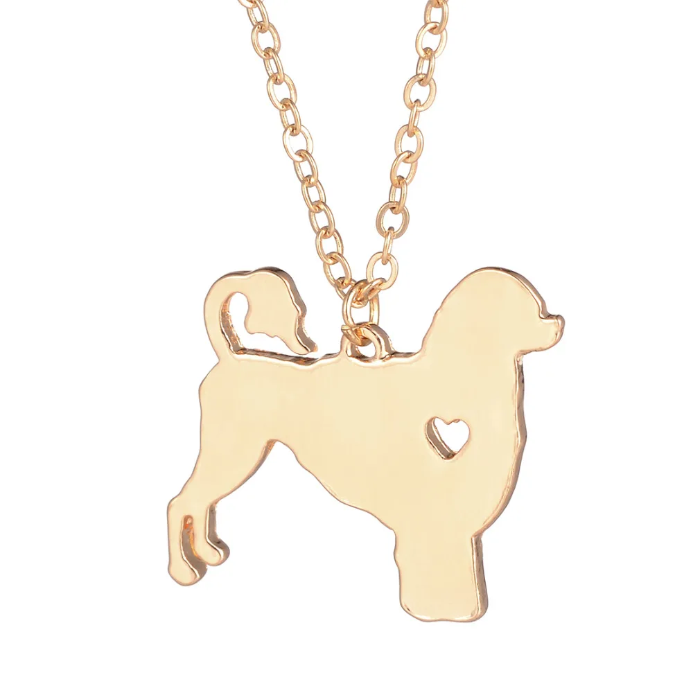 30 шт. португальский водный собака подвеска для ожерелья для собак порода серебряный шарм домашних животных принять рождественские подарки для влюбленных женщин