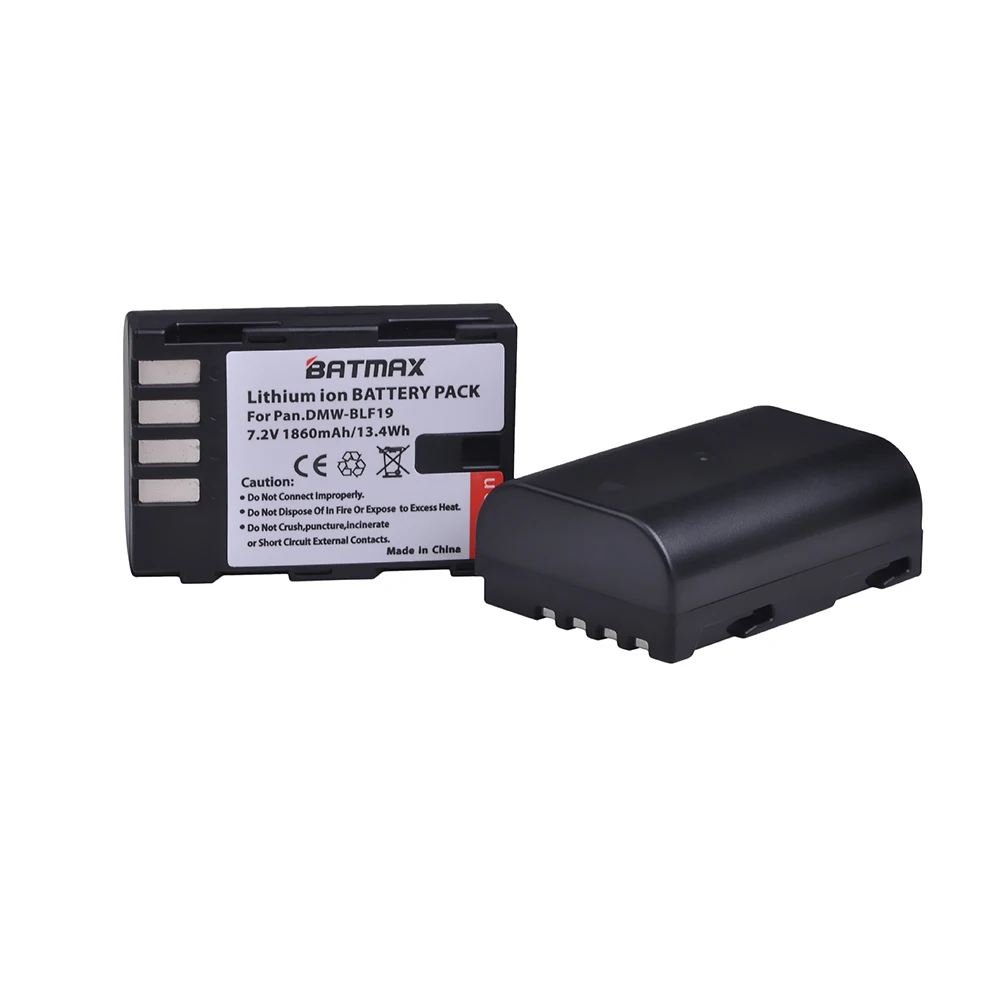 Аккумулятор Batmax BLF19 BLF19E BLF19e для камеры комплект из 2 предметов батарея Panasonic Lumix GH3