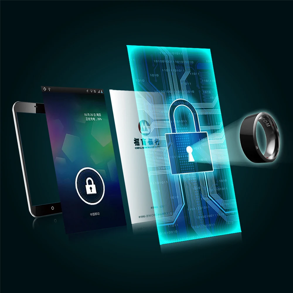 Smart Ring Jakcom R3 Wearable Devices Magic Finger NFC Ring Smart Electronics with IC / ID / NFC Card for NFC Mobile Phone