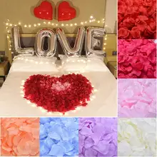 5000 шт./лот полиэстер розовый лепестки искусственные цветы для романтической свадьбы, вечеринки украшения Аксессуары Поддельные розы RP01