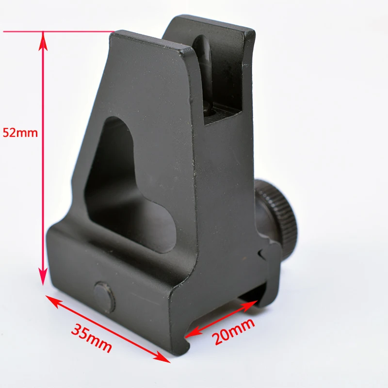 Тактический съемный Стандартный AR-15 плоский верхний передний Железный прицел для газового блока и Handguard подходит для охоты Пикатинни Вивер