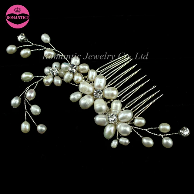 Wedding Hair Accessories High Quality Freshwater Pearl Combs Wedding Hair Accessories High Quality Freshwater Pearl Combs Bridal Slides Handmade Elegant
